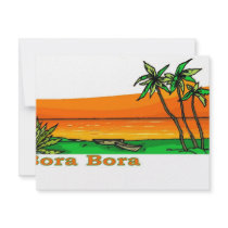 Bora Bora invitations by bartstshirts Bora Bora invitations