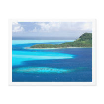 Bora Bora Lagoon, French Polynesia postcards