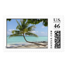 Bora Bora Palm  Stamp