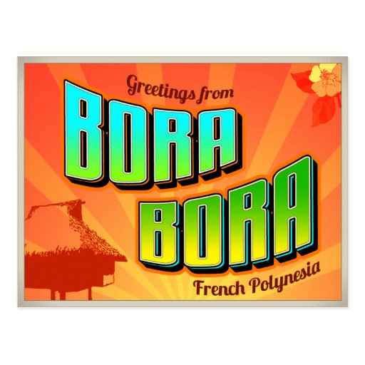 BORA BORA POSTCARDS