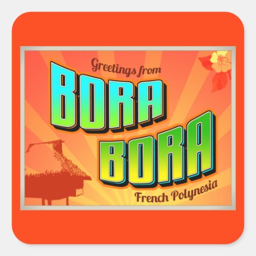 BORA BORA STICKERS