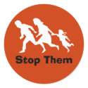 borber jumper white, Stop Them stickers