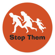 borber jumper white, Stop Them stickers by timlori borber jumper white, Stop Them stickers