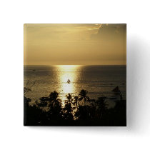 Borcay Sunset Pinback Buttons