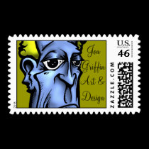 Bord, JonGriffinArt &Design postage