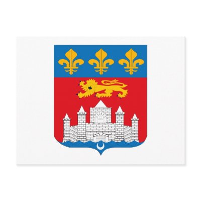 Bordeaux Coat of Arms Postcard by FlagTshirts