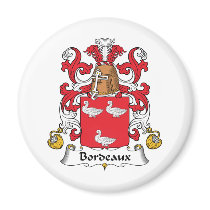 Bordeaux Family Crest magnets by coatsofarms Bordeaux Family Crest magnets