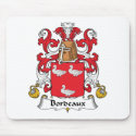 Bordeaux Family Crest mousepads