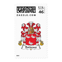 Bordeaux Family Crest postage by coatsofarms Bordeaux Family Crest postage