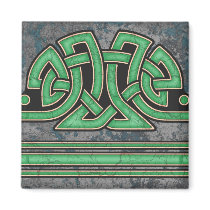 Border A, Green Straight Magnet