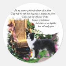 Border Collie Art Gifts Sticker