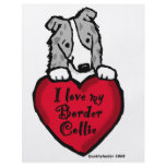 Border Collie (blue merle) Love Flyer Design