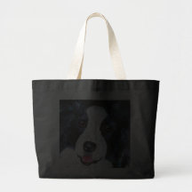 Border collie bolsa de mano