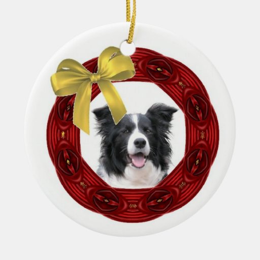 border collie christmas ornament zazzle border collie christmas ornament zazzle