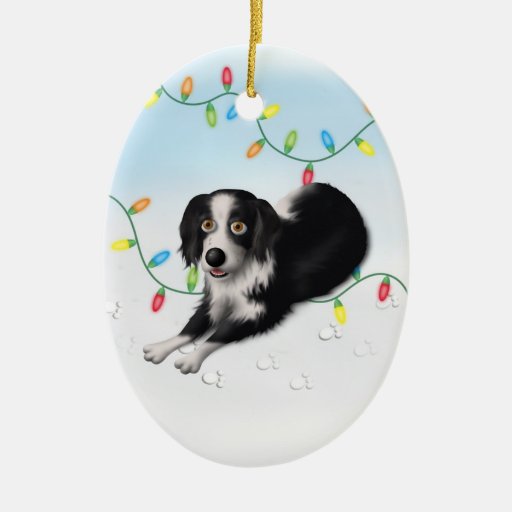 border collie christmas tree ornament zazzle border collie christmas tree ornament zazzle