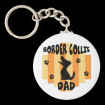 Border Collie Dad Keychain keychains