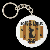 Border Collie Dad Keychain keychains