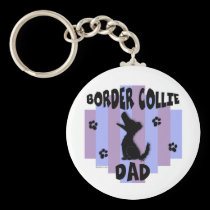 Border Collie Dad Keychain keychains
