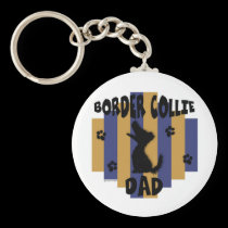 Border Collie Dad Keychain keychains