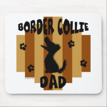 Border Collie Dad Mousepad mousepads