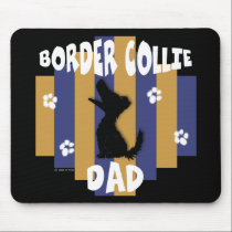 Border Collie Dad Mousepad mousepads