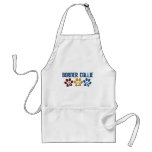 BORDER COLLIE DAD Paw Print aprons
