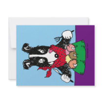 Border Collie Dinner Personalized Invite