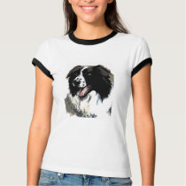 BORDER COLLIE DOG BREED T-SHIRT