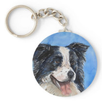 Border Collie Dog keychains