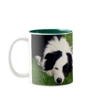 Border collie Dog mug by mmersdesign