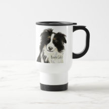 Border Collie Dog o Coffee Mug