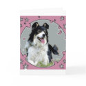 Border collie Greeting Card