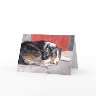 Border Collie Greeting Card