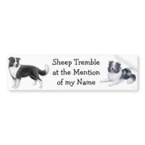 Border Collie Herding Bumper Sticker bumper stickers by twopurringcats Border Collie Herding Bumper Sticker bumper stickers