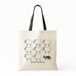 Border Collie Herding Sheep Bag