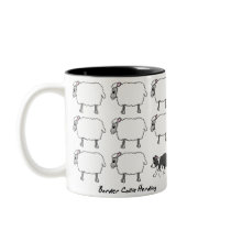 Border Collie Herding Sheep Mug