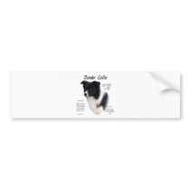 Border Collie History Design Bumper Stickers