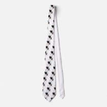 Border Collie History Design Necktie