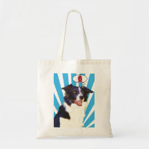 Border Collie (Hydrant) Canvas Bag