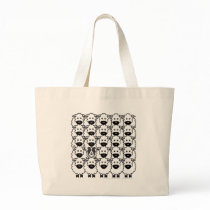 Border Collie in the Sheep Tote Bag