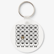 Border Collie in the Sheep keychains by khocker Border Collie in the Sheep keychains