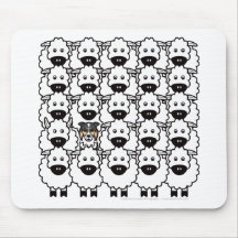 Border Collie in the Sheep Mouse Mats
