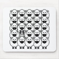 Border Collie in the Sheep Mouse Mats