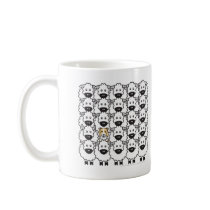 Border Collie in the Sheep mugs