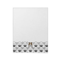 Border Collie in the Sheep notepads