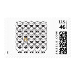Border Collie in the Sheep Stamps