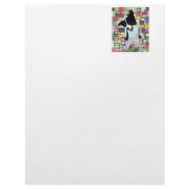 Border Collie Letterhead Template