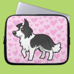 Border Collie Love Laptop Computer Sleeve