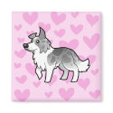 Border Collie Love magnet