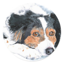 Border Collie Mattie Stickers by mozache Border Collie Mattie Stickers